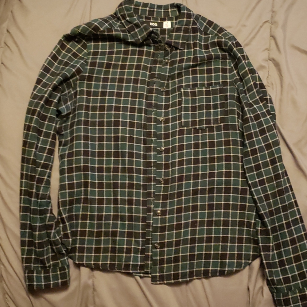 Green and Black Flannel